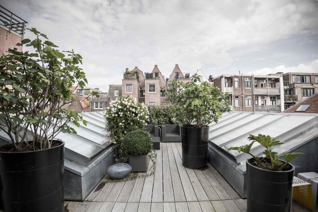 rooftop, terras, amsterdam